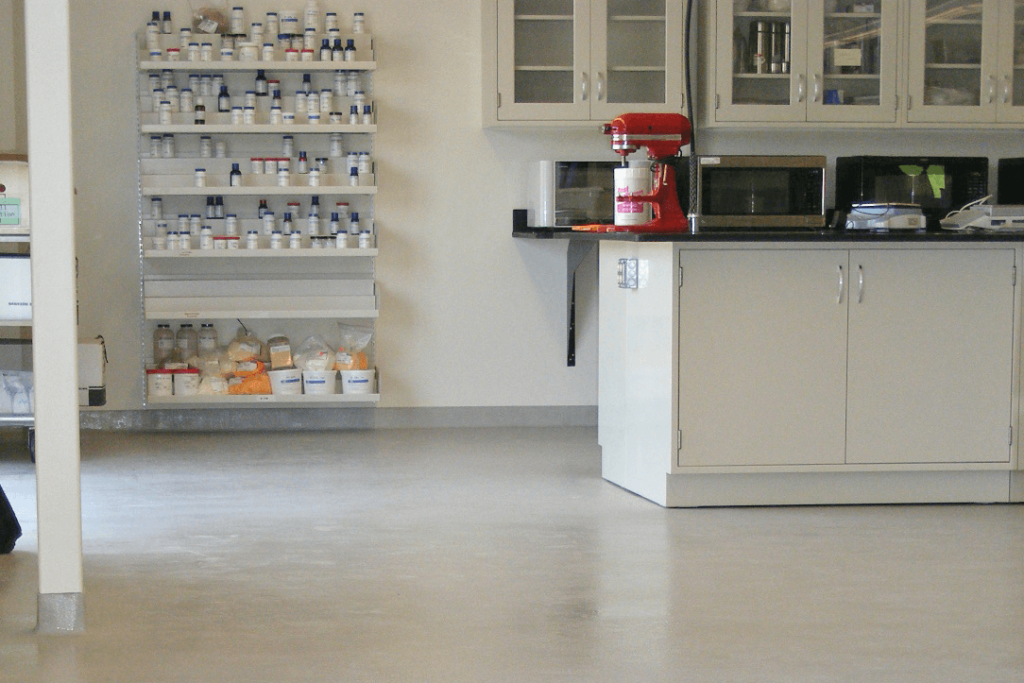 epoxy flooring in a restaurant