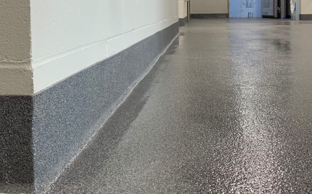 close up on epoxy floors